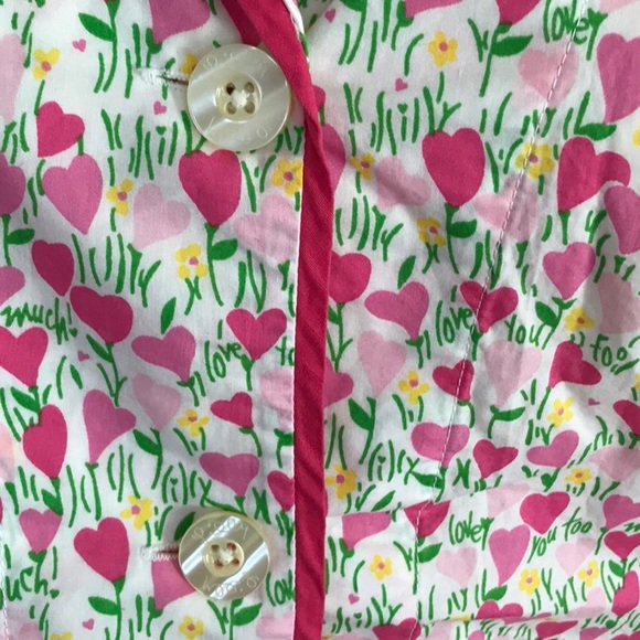 Rare Lilly Pulitzer Valentines “LOVE YOU TOO MUCH” - Picture 7 of 11